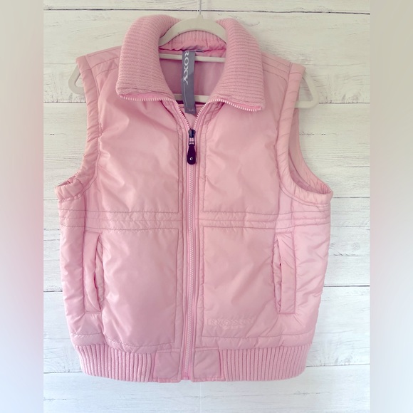 ROXY warm up vest. 🌸 baby PINK Size Med-Large - Picture 1 of 6
